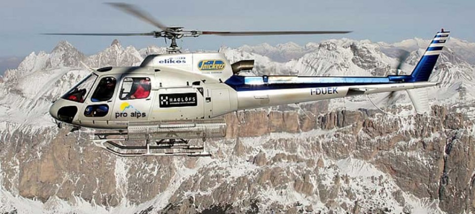 Helicopter Tours over the Dolomites