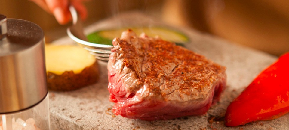 Angus Filet from the Hot Stone